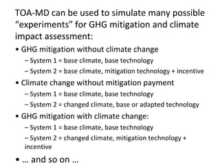Antle j. trade off analysis minimum data july 2011