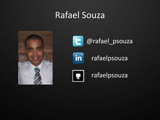 Rafael Souza
@rafael_psouza
rafaelpsouza
rafaelpsouza
 