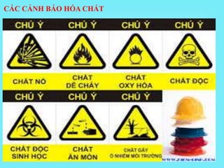 CÁC CẢNH BÁO HÓA CHẤT
 