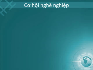 Cơ hội nghề nghiệp
 