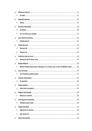 Alfonsina Storni ............................................................................................................