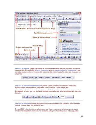 Agregar. También podemos añadir y eliminar filas a esta lista. Basta con rellenar los campos Reemplazar y Con las palabras que queramos y el pulsar el botón Agregar (aunque ahora este botón no se ve en la imagen porque hemos añadido la palabra O.N.U. y nos ofrece la posibilidad de Eliminar). Por ejemplo, hemos agregado que cada vez que encuentre las siglas O.N.U. las reemplace por Organización de las Naciones Unidas.También tenemos disponible el botón Excepciones... que nos permite especificar unas excepciones a algunas opciones de Autocorrección. Por ejemplo, para la casilla Poner en mayúscula la primera letra de una oración podemos indicar una lista de abreviaturas para las que no queremos que se aplique la regla, como podemos ver en la imagen. Tenemos otras dos fichas para asignar excepciones en otros casos.Unidad 7. Diseño de página Configurar páginaCuando estamos escribiendo en un documento Word es como si lo hiciéramos en una hoja de papel que luego puede ser impresa. Por lo tanto, existe un área en la cual podemos escribir y unos márgenes los cuales no podemos sobrepasar.Estos márgenes se definen en el menú Archivo, Configurar página... se nos muestra un cuadro de dialogo como este con tres pestañas:En el cuadro de diálogo de la pestaña Márgenes podemos fijar los márgenes tecleando los cm. deseados en cada campo.Superior: debemos indicar la distancia entre el borde superior de la página y la primera línea del documento.Inferior: indicaremos la distancia entre la última línea del documento y el borde inferior de la página.Izquierdo: introduciremos la distancia entre el borde izquierdo de la página y el principio de las líneas del documento.Derecho: indicaremos la distancia entre el borde derecho de la página y el final de las líneas del documento. Encuadernación. Es un espacio adicional para cuando vamos a utilizar las páginas para encuadernar un libro. Posición del margen interno. Posición del margen interno, normalmente se refiere al margen de encuadernación. Orientación. Aquí indicamos si la página tiene orientación vertical (la más usual) o horizontal (también llamada apaisada).Páginas. Podemos establecer varias páginas, en ese caso tenemos varias opciones: Márgenes simétricos, Dos páginas por hoja o Libro plegado. Al establecer cada una de estas opciones la vista previa te mostrará claramente en qué consisten.En la parte derecha de la pantalla tenemos la Vista previa que nos dará una idea bastante aproximada de cómo afectan los cambios que hemos introducido al diseño de la página.Si pulsamos el botón Predeterminar, los valores actuales serán los que se utilicen en los nuevos documentos que creemos.En la pestaña Papel determinaremos el tipo de papel a utilizar para la impresora, A4, Carta, etc. y también la bandeja de la que tomará el papel la impresora, en caso de que tenga más de una.En la ficha Diseño fijaremos la posición de Encabezados y pies de página. Hemos dicho que fuera de los márgenes no se puede escribir, pero hay una excepción, los encabezados y pies de página se escriben en la zona de los márgenes. Si vamos a utilizar encabezados o pies de página, debemos tenerlo en cuenta a la hora de fijar la amplitud de los márgenes.Los encabezados y pies de página son un texto, generalmente de una o dos líneas, que se repite en todas las páginas, donde se suele indicar cosas como el título del documento, el autor, etc. Los veremos con detalle en el punto correspondiente de esta unidad. Si vamos a utilizar encabezados o pies de página deberemos ir a la ficha Diseño y en ese cuadro de diálogo rellenaremos los campos correspondientes: Encabezado: indicaremos los cm. que deseamos que haya entre el borde superior del papel y la primera línea del encabezado. Pie de página: diremos los cm. que deben quedar entre la última línea del pie de página y el borde inferior de la página. Una vez fijados todos los parámetros que acabamos de ver para apreciar el efecto global de los márgenes en nuestro documento debemos pasar a vista de Diseño de impresión o a Vista preliminar.Esta imagen es un ejemplo de vista preliminar de una página con encabezado y pie de página.Podemos observar como en las reglas horizontal y vertical hay una zona más oscura que indica el tamaño de los márgenes. También se puede ver como la línea del encabezado queda dentro de la zona del margen superior, y la línea del pie de página queda dentro del margen inferior.Desde esta vista también se pueden modificar los márgenes. Para modificar el margen superior basta colocar el cursor en la regla vertical justo donde acaba la zona más oscura que identifica el margen, y cuando el cursor tome la forma de una doble flecha, hacer clic y arrastrar hasta la nueva posición del margen.Para el resto de los márgenes repetir la operación, pero poner especial cuidado en el margen izquierdo para no mover los iconos de sangrías que están también en la misma zona.Números de páginaCuando creamos un documento, Word numera correlativamente las páginas para poder referenciarlas, ese número es el que aparece en la parte izquierda de la barra de estado, pero este número de página no aparece en el documento.Si queremos que los números de página aparezcan en nuestro documento cuando lo imprimamos deberemos insertarlos de una de las dos formas posibles: Mediante el menú Insertar o mediante los Encabezados y pies de página. Si nuestro documento contiene Encabezados y Pies de página conviene insertar también los números de página al mismo tiempo, como veremos más adelante. Si no es así se pueden insertar los números de página mediante el menú Insertar, que vamos a ver ahora. En cualquier caso Word colocará los números de página en el encabezado o el pie de página, según la posición que elijamos para el número de página. Para insertar números de página debemos ir al menú Insertar, Números de página... y aparecerá un cuadro de diálogo como este.Posición. En este campo debemos elegir si queremos que los números de página aparezcan en la parte superior o inferior de la página. Haciendo clic en el botón del triángulo podemos seleccionar una de las dos alternativas.Alineación. En este campo elegiremos entre las cinco que se nos muestran cuando hacemos clic en el botón del triángulo, como vemos en esta imagen. En la zona de la derecha podemos ver en Vista previa cómo quedan alineados los números de página en cada caso. El pequeño cuadrado representa la posición del número de página. Si nuestro documento se va a imprimir en una sola cara de la hoja de papel es conveniente elegir entre las alineaciones Izquierda, Centro o Derecha, mientras que si vamos a imprimir a dos caras para encuadernarlo como un libro conviene elegir entre Interior y Exterior. La más utilizada es la Exterior, como vemos en la imagen, en las páginas impares el número de página se imprime a la izquierda y en las páginas pares se imprime a la derecha. Para ver los números de página en la pantalla de nuestro ordenador hay que estar en modo vista Diseño de Impresión y se ven en un tono más claro.Número en la primera página. Si dejamos sin marcar esta casilla no se imprimirá el número de página en la primera hoja. Esta opción está pensada para cuando la primera página será la portada del documento y no conviene que aparezca el número de la página.Formato. Este botón permite elegir el formato de los números de página. Al hacer clic sobre el triángulo del campo Formato de número se despliega una lista como la que vemos en esta imagen para que seleccionemos el formato que más nos guste.Tenemos dos alternativas para indicar en qué número empezará la numeración de las páginas: 1.- Continuar desde la sección anterior ( o empezar desde uno, si ésta es la primera sección).2.- Iniciar en el número que especifiquemos en el cuadro de al lado.Si tenemos estructurado nuestro documento en capítulos, también podemos incluir el número del capítulo junto con el de la página, como veremos más adelante. Si queremos incluir un texto delante del número de página, como, por ejemplo. \"
pág.:\"
 deberemos, en el modo vista de Diseño de página, hacer doble clic sobre el número de página, con lo que se abrirá el encabezado o pie de página, a continuación seleccionar el cuadro de texto que contiene el número de página, escribir el texto \"
pág.:\"
 y dejar un espacio en blanco delante del número de página.Encabezados y pies de páginaUn encabezado es un texto que se insertará automáticamente al principio de cada página. Esto es útil para escribir textos como, por ejemplo, el título del trabajo que se está escribiendo, el autor, la fecha, etc.El pie de página tiene la misma funcionalidad, pero se imprime al final de la página, y suele contener los números de página.Para crear o modificar encabezados o pies debemos ir al menú Ver, y hacer clic en Encabezado y pie de página... aparecerá un cuadro de diálogo como este. Para poder ver los encabezados y pies de página hay que estar en el modo vista de Diseño de impresión. Si hacemos doble clic sobre un encabezado o pie existente también se abrirá esta pantalla.Observar cómo ha aparecido un recuadro punteado con el rótulo Encabezado, el cursor se ha situado dentro, y también se ha abierto la ventana flotante Encabezado y pie de página que contiene los iconos con todas las opciones disponibles.Ahora podemos teclear el encabezado dentro del cuadro punteado y, si lo creemos conveniente, insertar números de página, fecha, etc., mediante los iconos de la ventana flotante, como vamos a ver a continuación. Una vez hayamos acabado de editar el encabezado o pie de página finalizaremos haciendo clic en el botón Cerrar, a la derecha de la ventana.Mediante este botón  podemos pasar del encabezado al pie y viceversa.Barra de herramientas Encabezado y pie de página. Vamos a ver los botones más importantes de esta barra.Insertar Autotexto. Al hacer clic se abre una lista despegable con los autotextos disponibles. Elegir uno de ellos haciendo clic sobre él. En ocasiones esta opción ahorra tiempo ya que permite, por ejemplo, insertar con un sólo clic el autor, la página y la fecha. Insertar número de página. Insertar número total de páginas del documento. Es decir, inserta el número de la última página del documento.  Formato del número de página. Se abrirá la ventana que ya hemos visto en el punto anterior que permite elegir el formato del número de página. Inserta la fecha del día en formato día/mes/año. Inserta la hora actual en formato hora:min. Configurar página. Se abre la ventana para configurar la página que hemos visto al principio de este tema. Mediante este botón podemos pasar del encabezado al pie de página y viceversa. Con estos botones pasamos al anterior o siguiente encabezado o pie de página. Al hacer clic en este botón salimos del encabezado o pie de página.Unidad 8. TablasLas tablas permiten organizar la información en filas y columnas, de forma que se pueden realizar operaciones y tratamientos sobre las filas y columnas. Por ejemplo, obtener el valor medio de los datos de una columna o para ordenar una lista de nombres.Otra utilidad de las tablas es su uso para mejorar el diseño de los documentos ya que facilitan la distribución de los textos y gráficos contenidos en sus casillas. Esta característica se emplea sobre todo en la construcción de páginas Web para Internet.Vemos, pues, que esta forma de organizar los datos es mucho más potente que utilizando las tabulaciones u otros métodos. Una tabla está formada por celdas o casillas, agrupadas por filas y columnas, en cada casilla se puede insertar texto, números o gráficos. Creación de tablasSe puede crear una tabla de tres formas equivalentes: Menú Tabla, icono de la barra estándar o dibujándola con el ratón, según el tipo de tabla será más útil un método u otro, vamos a ver los tres.Menú Tabla.Para insertar una tabla debemos ir al menú Tabla, Insertar, opción Tabla... y se abrirá un cuadro de diálogo como este, en el que debemos indicar:Número de columnas.Número de filas.Autoajuste. Aquí tenemos tres opciones para definir las dimensiones de la tabla.- Ancho de columna fijo. Si lo dejamos en automático ajustará el ancho para que la tabla ocupe todo el espacio entre los márgenes de la página.- Autoajustar al contenido. El ancho dependerá de la cantidad de texto o gráficos que contenga cada columna. - Ajustar a la ventana. El tamaño se ajusta al tamaño de la ventana del visualizador Web, si cambia el tamaño de la ventana, la tabla se ajusta al nuevo tamaño.Autoformato. Mediante este botón podemos elegir entre varios formatos ya establecidos, como, por ejemplo, Tabla clásica 2 que es el que se ve en la imagen. Word aplicará las características del formato elegido a nuestra tabla.Recordar dimensiones para tablas nuevas. Guarda las dimensiones, ajustes y formato actuales de la tabla para utilizarlos como valores por defecto cuando creemos nuevas tablas. Icono. Al hacer clic en el icono tabla  de la barra estándar se abre una ventana como la que se muestra a la derecha. Moviendo el ratón dentro de la rejilla, podremos seleccionar el número de filas y columnas fácilmente.Por ejemplo, en el caso que se muestra se va a crear una tabla de 2 x  4  (dos filas y cuatro columnas ). Este método es el más sencillo y no permite opciones de formato, opciones que se pueden aplicar más adelante si lo creemos conveniente. Dibujándola. Ir a menú Tabla y seleccionar Dibujar tabla o hacer clic en el icono del lápiz de la barra de Tablas y bordes, el cursor tomará la forma de un lápiz. Hacer clic y arrastrar el cursor para dibujar el rectángulo con el tamaño total de la tabla. A continuación dibujar las filas y columnas, como si lo hiciéramos con un lápiz. En la barra de Tablas y bordes tenemos iconos para trabajar con las tablas que veremos más adelante.Este método es más flexible a la hora de diseñar tablas irregulares, como la que se muestra en la imagen.  Desplazarse, seleccionar y borrar en las tablasUna vez tenemos creada la tabla vamos a ver cómo introducir contenido en ella. En términos generales, no hay diferencia entre introducir texto dentro o fuera de una tabla. La mayor parte de las funciones sobre formato están disponibles en el texto de las tablas, se puede poner texto en negrita, cambiar el tamaño, se pueden incluir párrafos y se pueden alinear de varias formas igual que se hace normalmente. Nos podemos desplazar por las celdas con las teclas de movimiento del cursor, se puede seleccionar, copiar y borrar el texto de las celdas de forma normal, pero además, hay algunas formas específicas de desplazarse, seleccionar y borrar para las tablas que vamos a ver a continuación.Desplazarse.Para colocarse en una celda, basta hacer clic en ella con el cursor. Para desplazarsePresione las teclasUna celda a la izquierdaMAY + TABUna celda a la derechaTABUna celda arribaflecha arribaUna celda abajoflecha abajoAl principio de la filaAlt + InicioAl final de la filaAlt + FinAl principio de la columnaAlt + AvPágAl final de la columnaAlt + RePágAl pulsar la tecla TAB en la última celda de la tabla se crea una nueva fila.Seleccionar.Para seleccionar una celda colocar el cursor justo encima del lado izquierdo de celda, y cuando el cursor tome la forma de una pequeña flecha negra inclinada hacer clic y la celda se pondrá en negro (vídeo inverso).Para seleccionar una columna colocar el cursor justo encima de la columna, y cuando el cursor tome la forma de una pequeña flecha negra que apunta hacia abajo hacer clic y la columna quedará en vídeo inverso.Para seleccionar una fila hacer lo mismo que para seleccionar una celda pero haciendo doble clic o también colocando el cursor a la izquierda de la fila y haciendo clic.También se pueden seleccionar celdas, filas y columnas haciendo clic dentro de la celda y arrastrando a lo largo de las celdas que queramos seleccionar.Borrar.Para borrar una celda, columna o una fila basta con seleccionarla y pulsar la tecla Retroceso (Backspace), si sólo queremos borrar su contenido pulsar la tecla Suprimir. Al borrar una celda Word nos preguntará sobre la forma de desplazar el resto de las columnas. Todas las operaciones sobre las tablas se pueden ejecutar desde el menú Tabla, no obstante, para trabajar más cómodamente con las tablas, Word pone a nuestra disposición una barra de herramientas llamada Tablas y bordes con las funciones más habituales, también disponemos de un menú contextual especial para tablas. A continuación vamos a ver todo esto.Barra de herramientas Tablas y bordesPara abrir esta barra de herramientas, ir al menú Ver, Barras de herramientas y seleccionar tablas y bordes. Vamos a ver las funciones más interesantes de esta barra.Lápiz. Como ya hemos visto, con este lápiz se pueden crear tablas dibujándolas con el ratón.