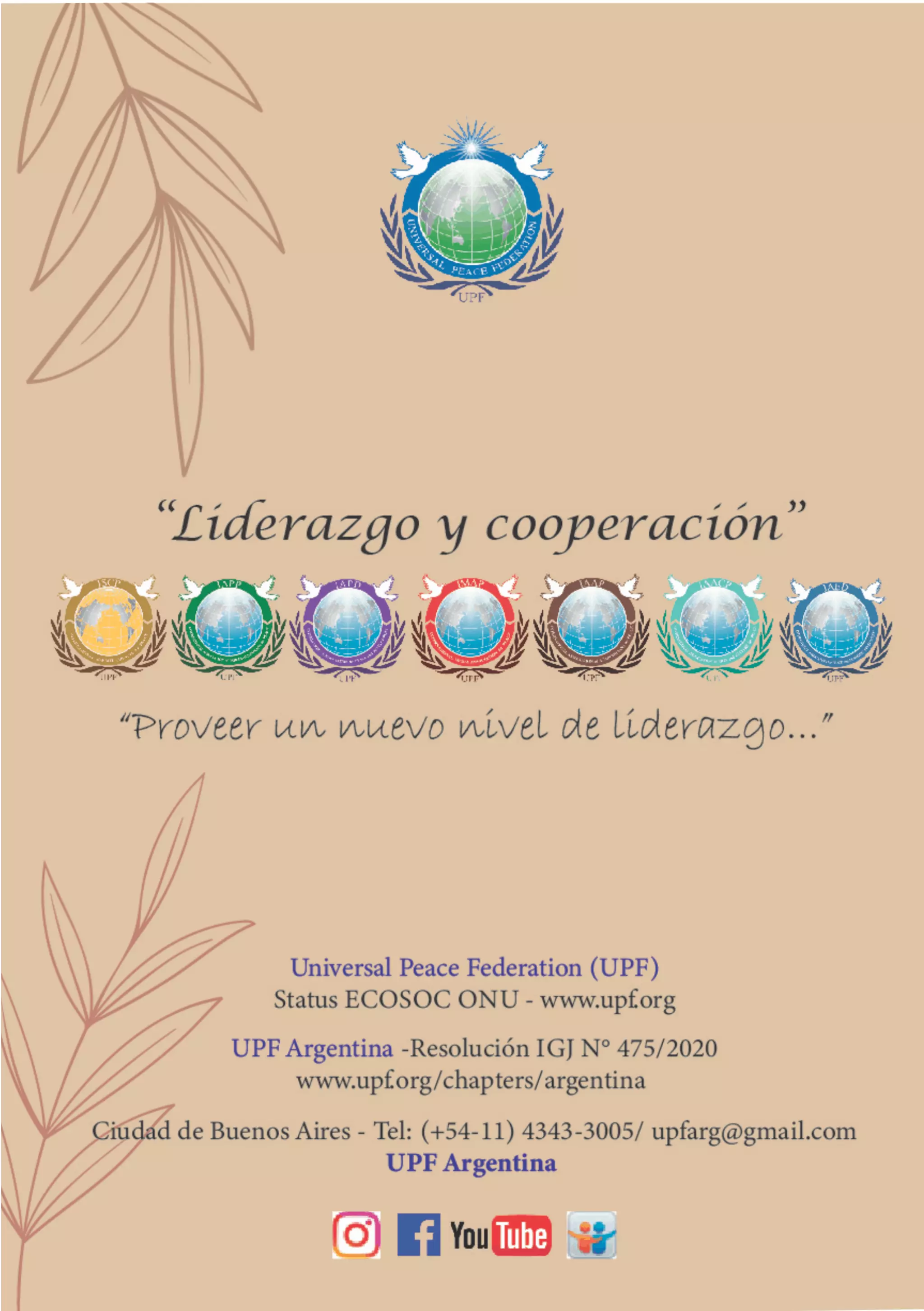 Antología 2022: “Libertad, interdependencia y cooperación” UPF/IAACP Argentina