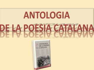 Antologia de la poesia catalana 