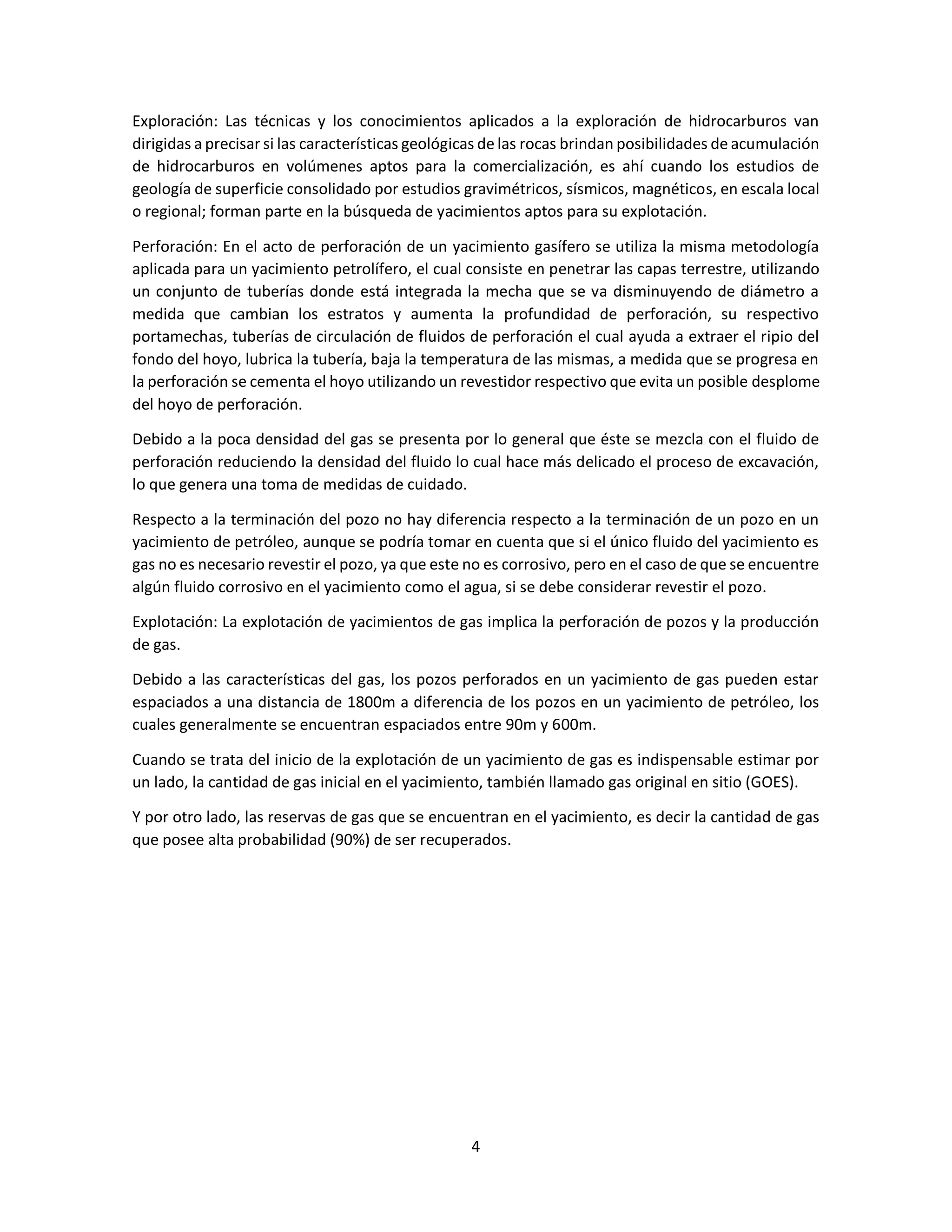 Antologia proceso de exploracion y extraccion del gas natural | PDF