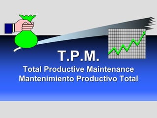 T.P.M.
Total Productive Maintenance
Mantenimiento Productivo Total
 