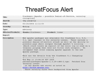 ThreatFocus Alert 