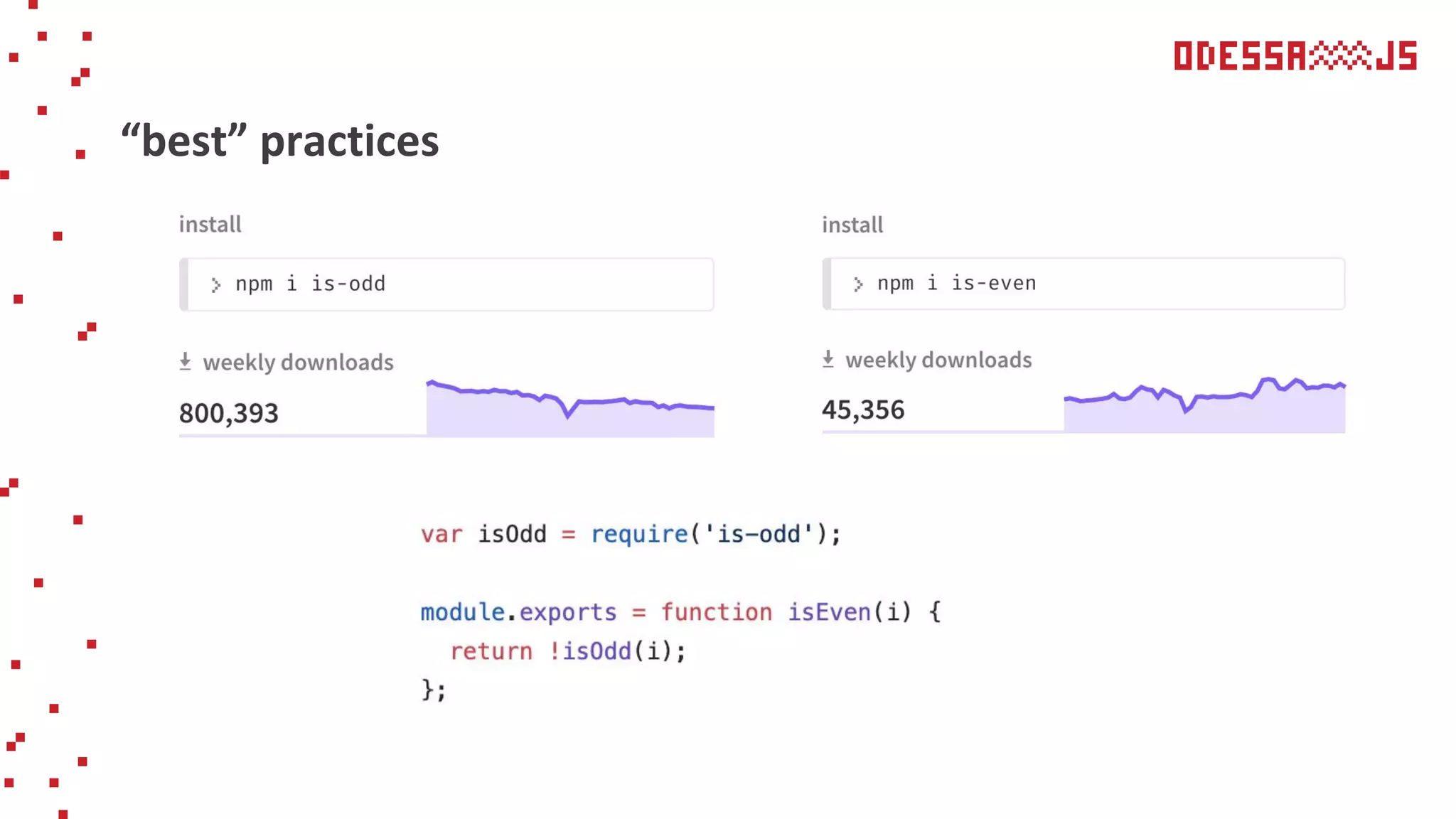 “best” practices
 