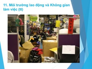 11. Môi trường lao động và Không gian
làm việc (tt)
 