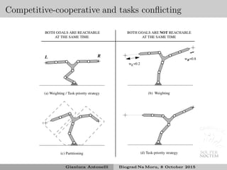 Competitive-cooperative and tasks conﬂicting
Gianluca Antonelli Biograd Na Moru, 8 October 2015
 