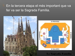    En la tercera etapa el més important que va
    fer va ser la Sagrada Família.




                              La Sagrada Família
 