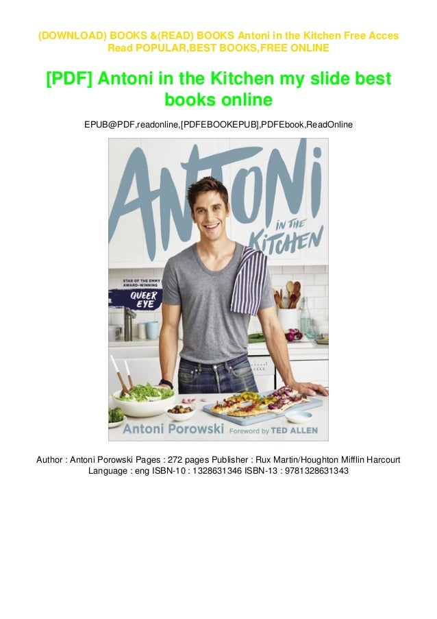 Antoni In The Kitchen Free Acces Read
