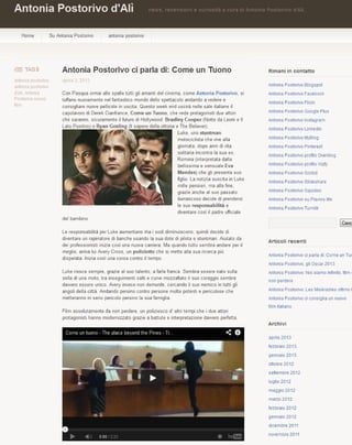 Antonia Postorivo: Come un Tuono