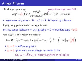 Ignations Antoniadis "Inflation from supersymmetry breaking" | PPT