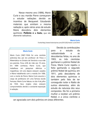 Antonie henri becquerel descobriu a radioatividade em 1896 por acaso v2 ...