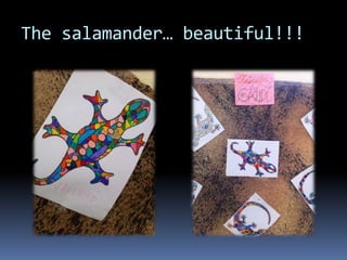 The salamander… beautiful!!!

 