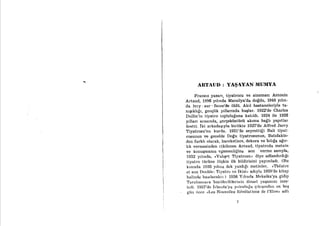 Antonin artaud   yaşayan mumya