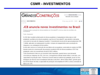 CSMR - INVESTIMENTOS
 