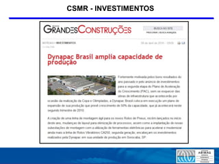 CSMR - INVESTIMENTOS
 