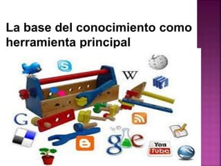 La base del conocimiento como 
herramienta principal 
 