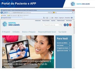 Portal do Paciente e APP
 