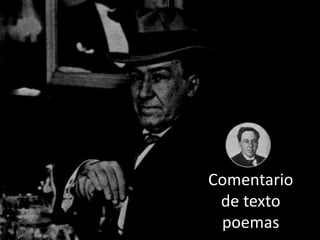 Comentario
 de texto
 poemas
 