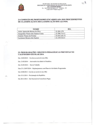 Plano Gestão EE Antonio Marin