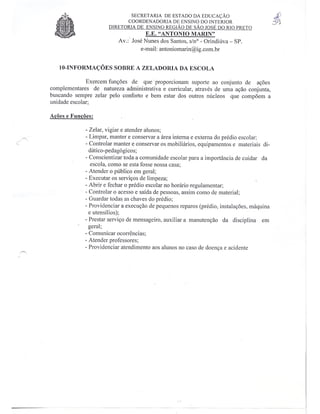 Plano Gestão EE Antonio Marin