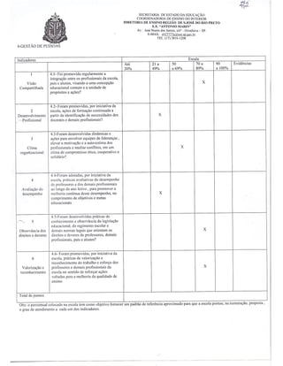 Plano Gestão EE Antonio Marin