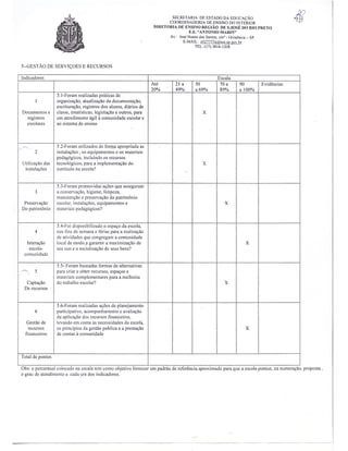 Plano Gestão EE Antonio Marin