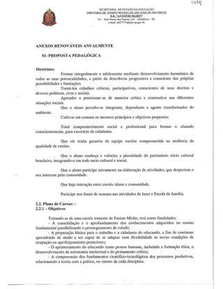 Plano Gestão EE Antonio Marin