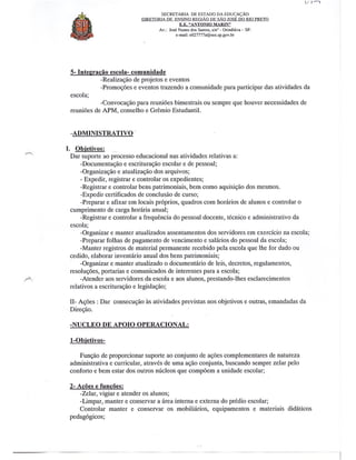 Plano Gestão EE Antonio Marin