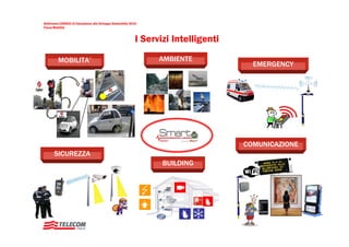 Settimana UNESCO di Educazione allo Sviluppo Sostenibile 2010
Focus Mobilità



                                                            I Servizi Intelligenti

         MOBILITA’                                                AMBIENTE
                                                                                       EMERGENCY




                                                                                     COMUNICAZIONE
      SICUREZZA
                                                                   BUILDING
 