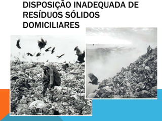 DISPOSIÇÃO INADEQUADA DE RESÍDUOS SÓLIDOS DOMICILIARES 