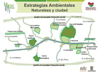 Estrategias Ambientales 
Naturaleza y ciudad 
 
