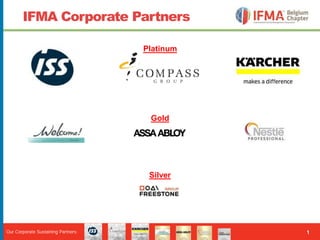 1Our Corporate Sustaining Partners:
IFMA Corporate Partners
Platinum
Gold
Silver
 