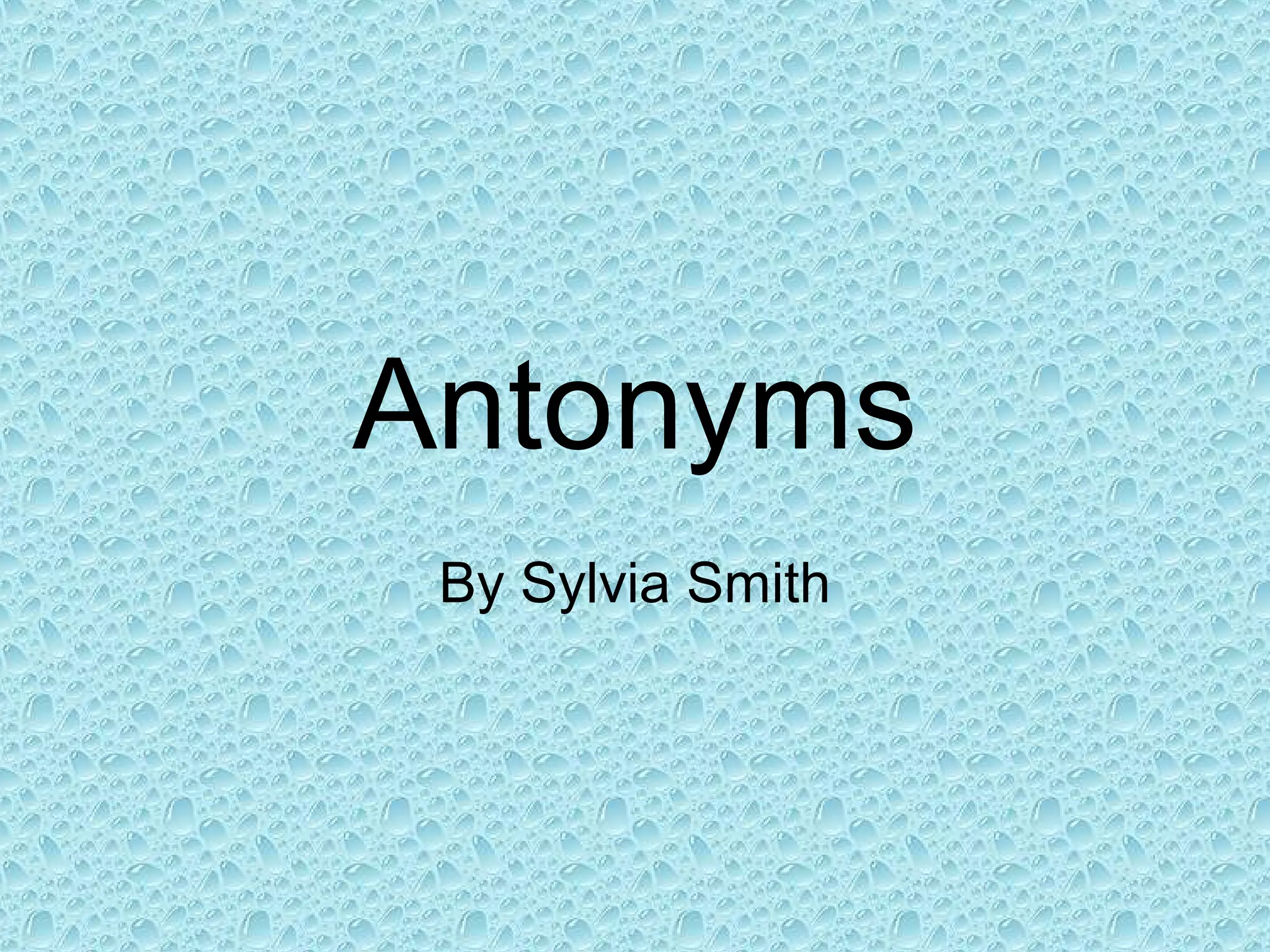 Antonyms Potential 02 - rnatr28