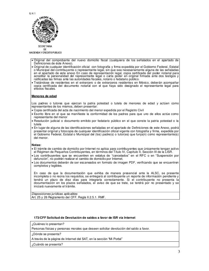 ANTEPROYECTO DE MODIFICACIÓN AL ANEXO 1-A DE LA RESOLUCIÓN 