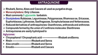 Antraquinone glycosides