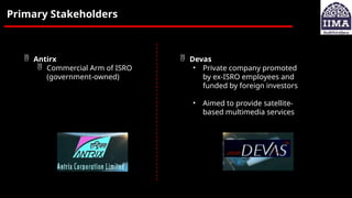 Antrix Devas case ppt for business school | PPTX