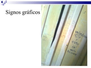 Signos gráficos
 