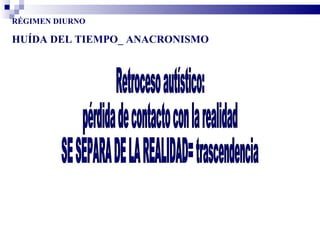 RÉGIMEN DIURNO

HUÍDA DEL TIEMPO_ ANACRONISMO
 