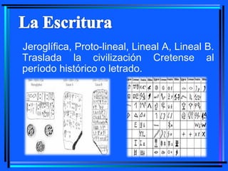 Lineal A Cultura Minoica de Creta. Antropología de la Educación | PPT