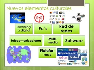 Nuevos elementos culturales
