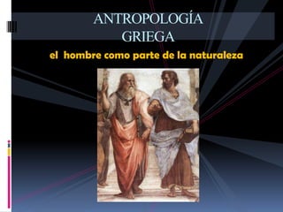 Antropología filosófica Slide 2