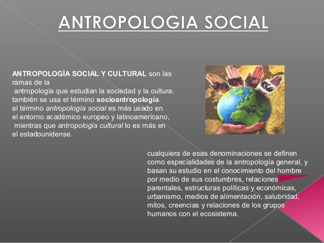 Resultado de imagen para antropologia social que es