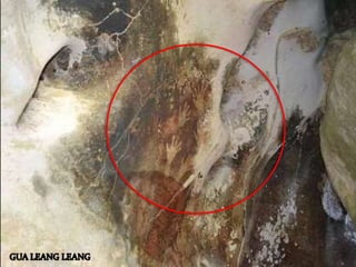 PERTANYAAN KELOMPOK 1 (Wahyuningsih) 
1. Apakah pengertian egnografi ? 
2. Berikan contoh cap tangan di dinding dinding gua pada jaman purba ? 
JAWABAN : 
1. Etnografi (Yunani ἔθνος ethnos = rakyat dan γραφία graphia = tulisan) adalah 
strategi penelitian ilmiah yang sering digunakan dalam ilmu sosial, terutama 
dalam antropologi dan beberapa cabang sosiologi, juga dikenal sebagai bagian 
dari ilmu sejarah yang mempelajari masyarakat, kelompok etnis, etnogenesis, 
komposisi, perpindahan tempat tinggal, karakteristik kesejahteraan sosial, dan 
juga budaya material spiritual. 
sumber : id.wikipedia.org 
2. Cap tangan manusia purba di dinding gua Leang Leang 
 