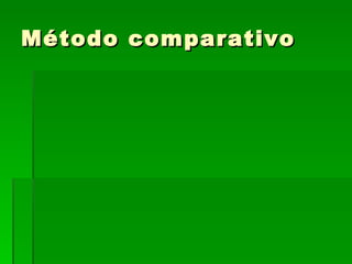 Método comparativo 