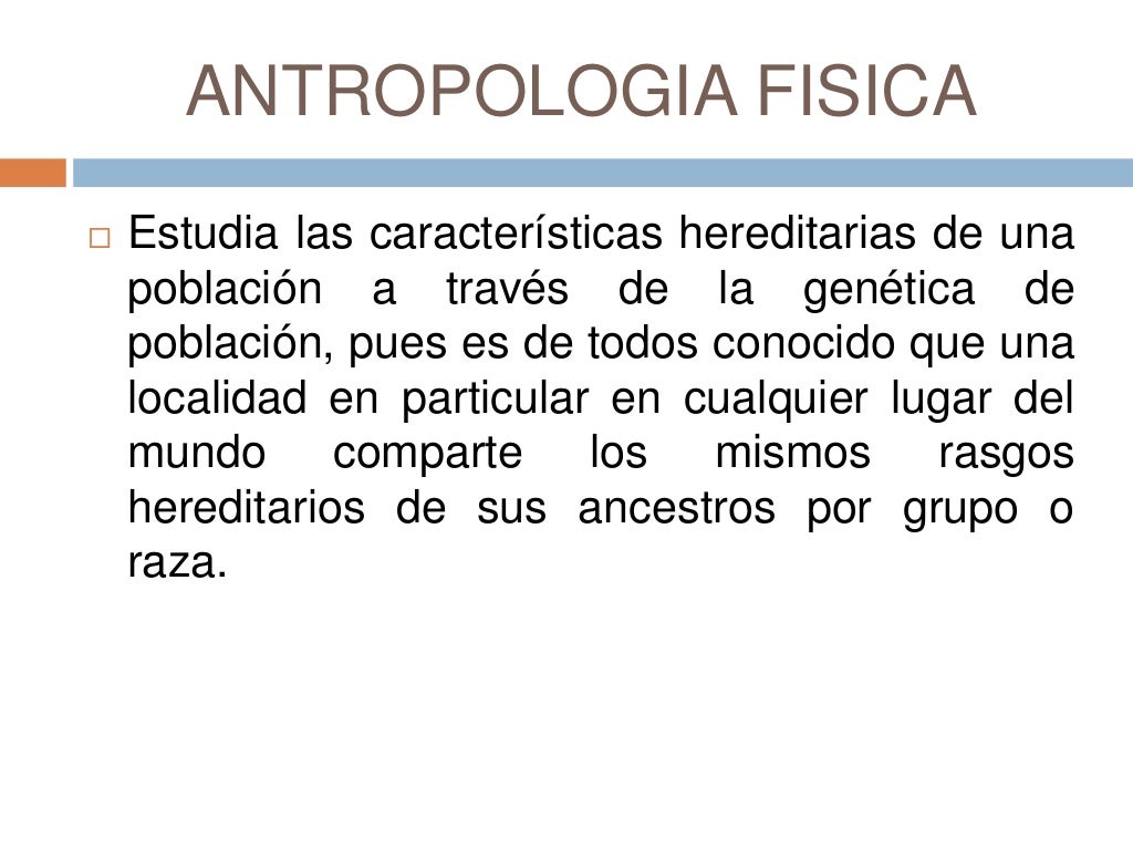 Antropología física