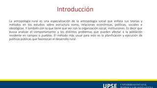 ANTROPOLOGIA RURAL - VIDEO DE EXPOSICION.pptx
